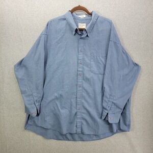 FoxFire Shirt Mens 3X  Long Sleeve Button  check